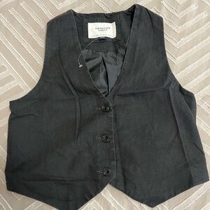 American Eagle Outfitters Charcoal Vest
